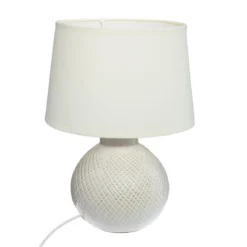 LAMPE CERAMIQUE BOULE H.28.5CM