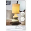 LAMPE CERAMIQUE CREME H.50CM