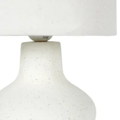 LAMPE CERAMIQUE CREME H.50CM