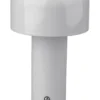 LAMPE CHAMPI BLANCHE BATTERIE USB 12.5X12.5X21CM