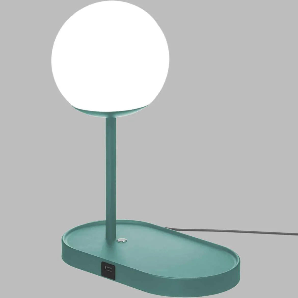 LAMPE CHARGEUR COLORS VERT H.33CM