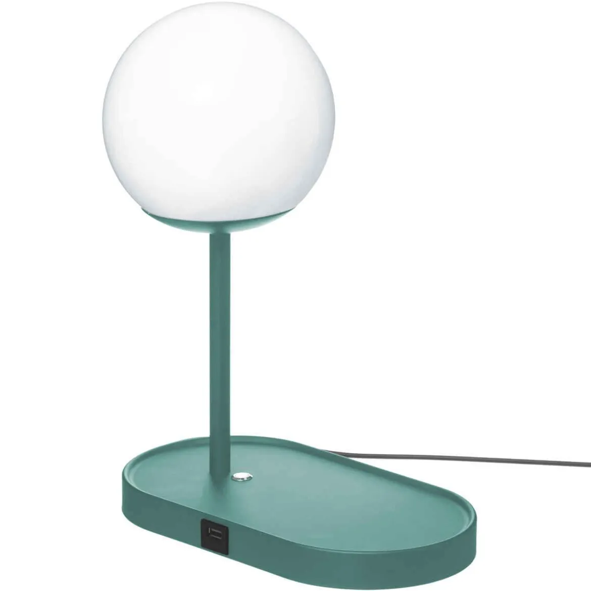 LAMPE CHARGEUR COLORS VERT H.33CM
