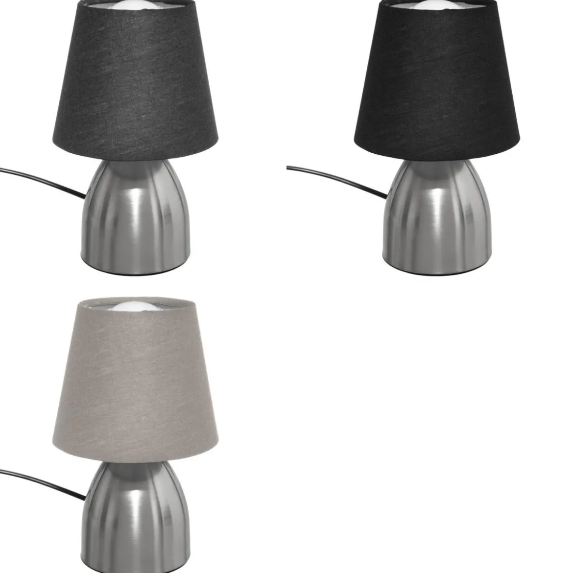 LAMPE CHEVET TOUCH H.19.5CM