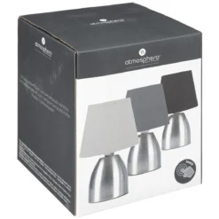 LAMPE CHEVET TOUCH H.19.5CM