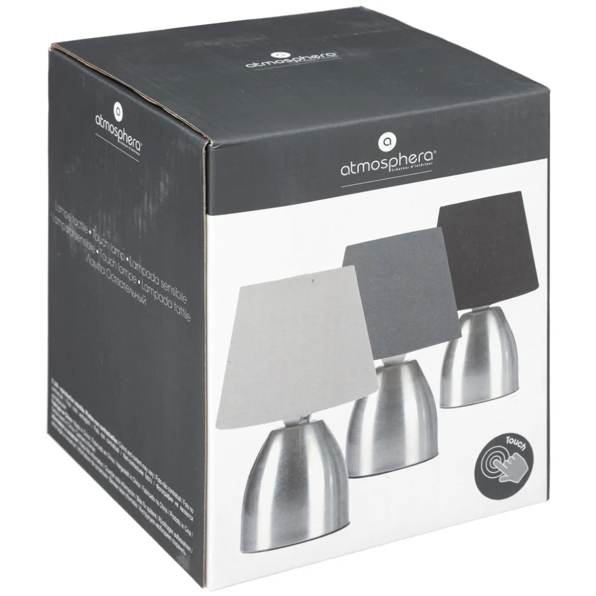 LAMPE CHEVET TOUCH H.19.5CM