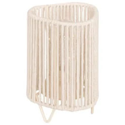 LAMPE COTON ODA BLANC H.17CM