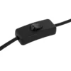 LAMPE COTON TOBIE NOIR H.33CM