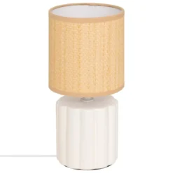 LAMPE CYLINDRE TYLIA NATUREL H.26CM