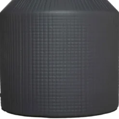 LAMPE CYLINDRE WOND GRIS ARDOISE H.36CM