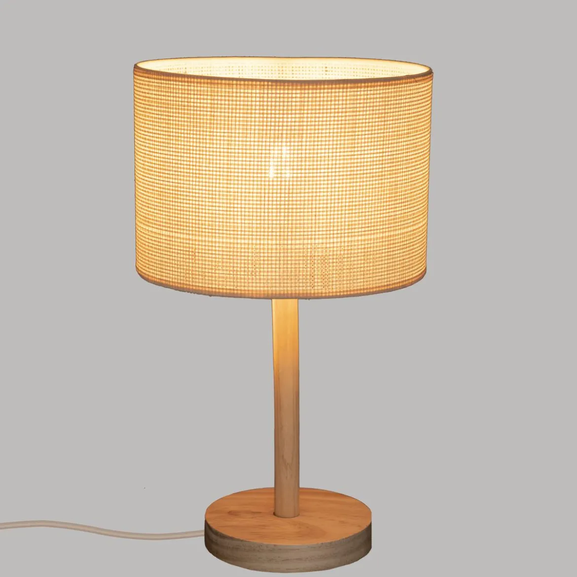 LAMPE DROITE DELLA NATUREL H.42CM
