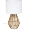 LAMPE DROITE LILA NATUREL H.40CM