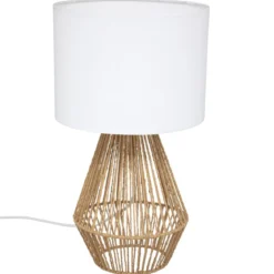 LAMPE DROITE LILA NATUREL H.40CM