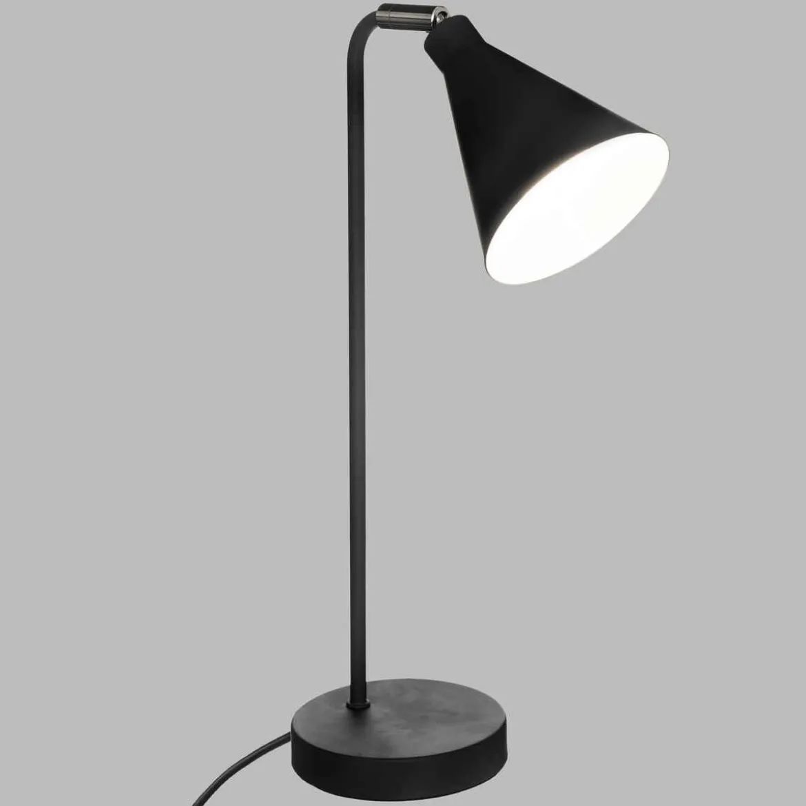 LAMPE DROITE LINN NOIR H.45.5CM