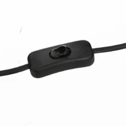 LAMPE DROITE VERRE COL DORE H.50CM