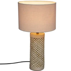 LAMPE DROIT SALMA NATUREL H.47CM