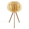 LAMPE EFFET BOIS SIEN H.55CM