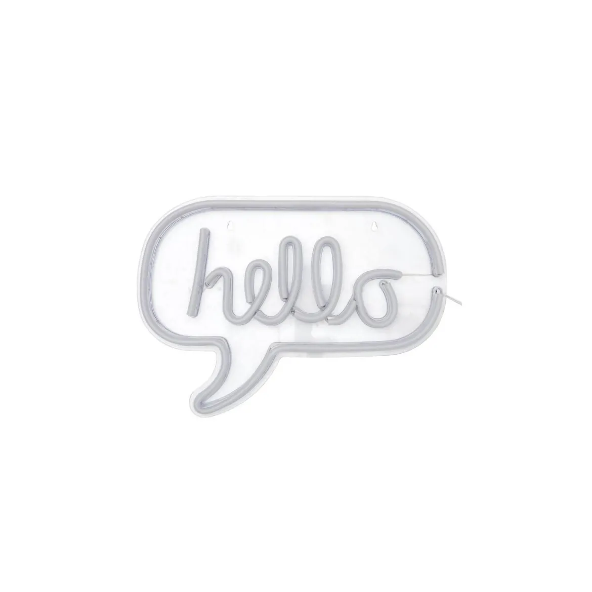 LAMPE HELLO ACRYLIQUE USB