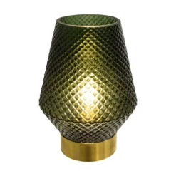 LAMPE LED BASE OR H.17CM