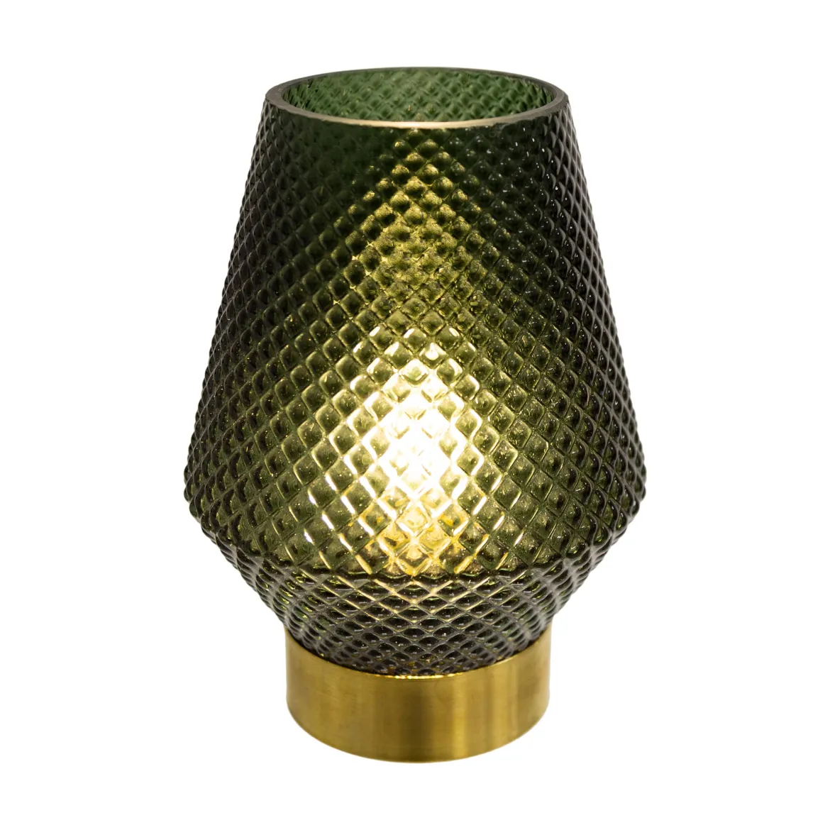 LAMPE LED BASE OR H.17CM