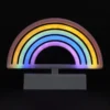 LAMPE LED EFFET NEON ARC EN CIEL PILES