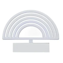 LAMPE LED EFFET NEON ARC EN CIEL PILES