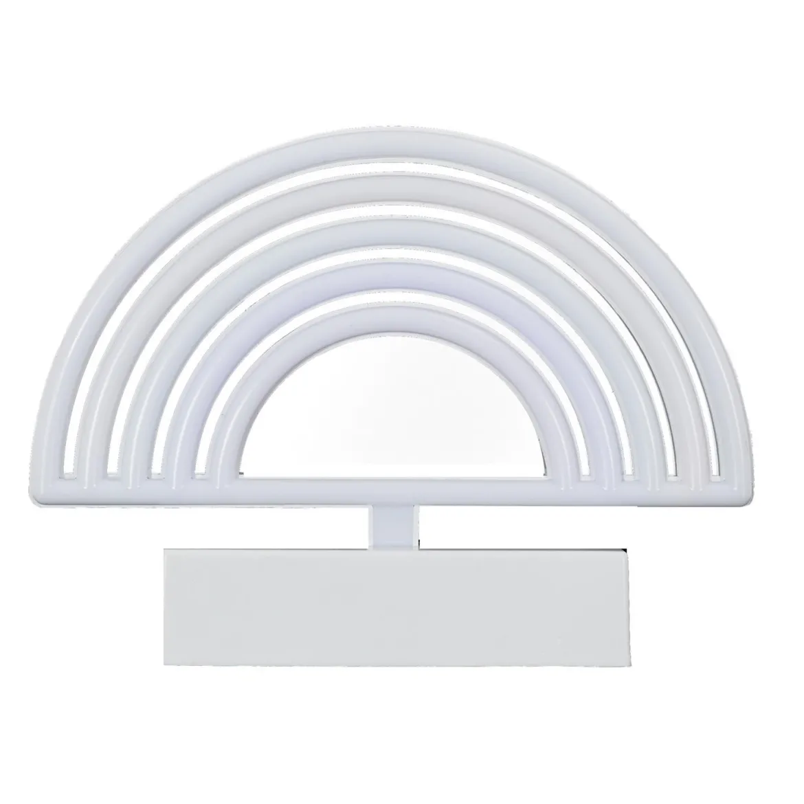 LAMPE LED EFFET NEON ARC EN CIEL PILES