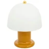 LAMPE LED RICK VERRE JAUNE H.21CM