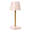 LAMPE LED TABLE ROSE TACTILE