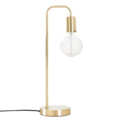LAMPE METAL DORE KELI H.46CM