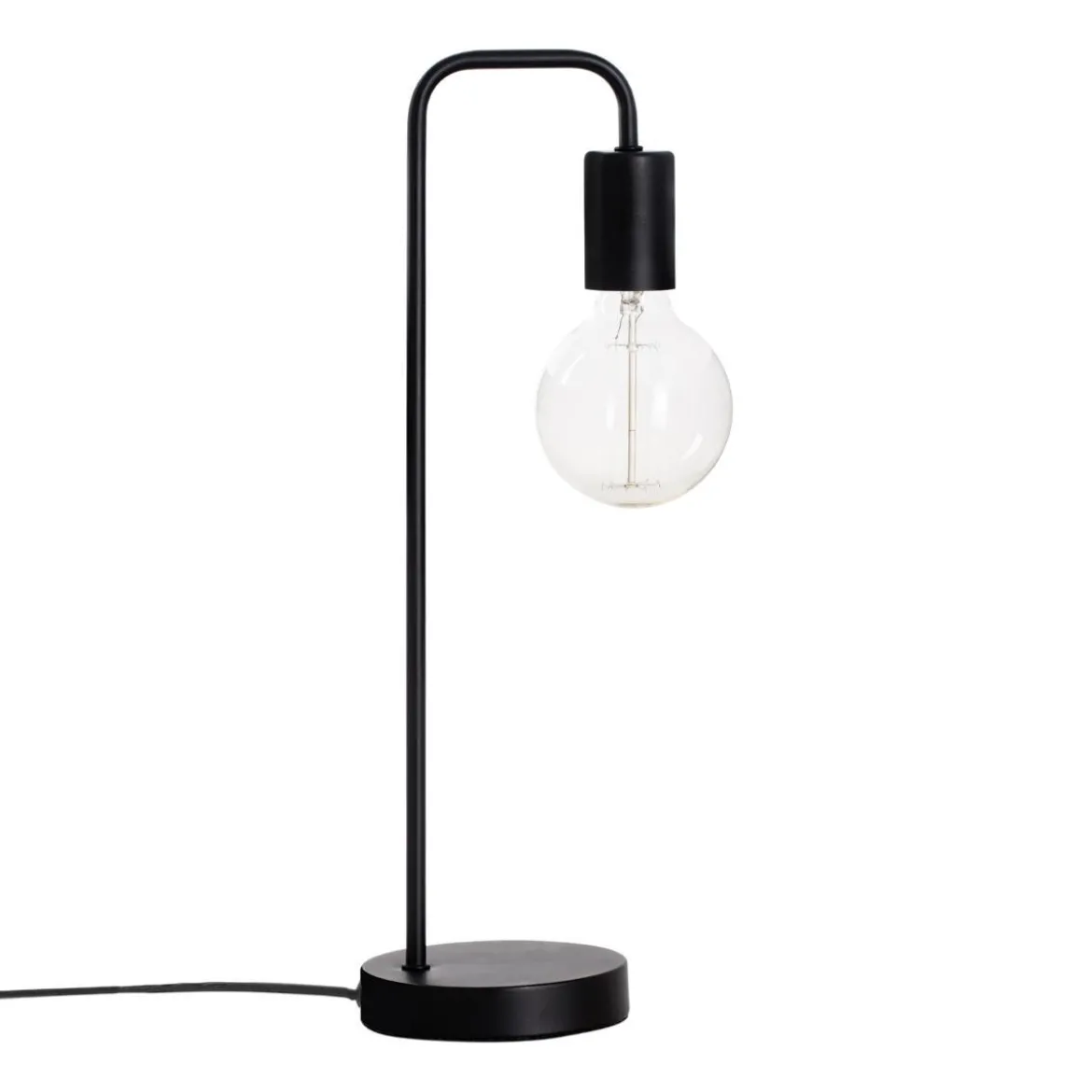LAMPE METAL NOIR KELI H.46CM