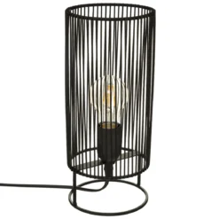LAMPE NORA NOIR H.30CM