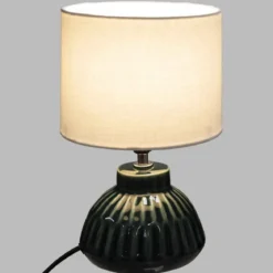 LAMPE PATY VERT CEDRE H.28CM