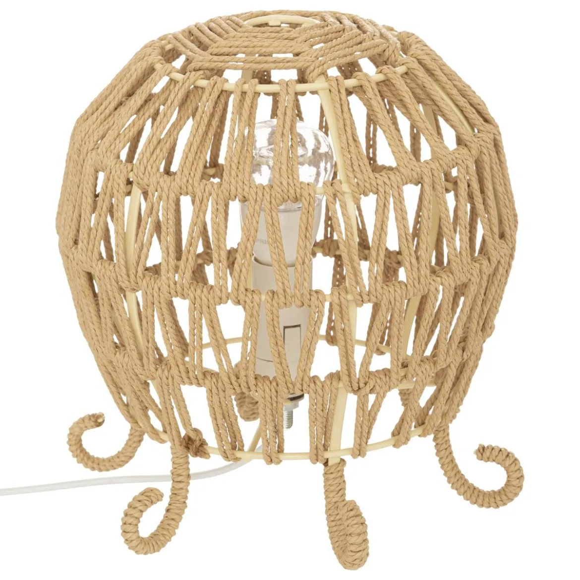 LAMPE POULPE PAILLE SEAV