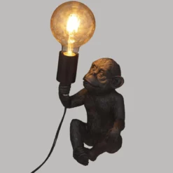 LAMPE SINGE NOIR H.24.5CM