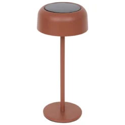 LAMPE SOLAIRE BOLTY RECHARGEABLE USBC ACAJOU H.30CM