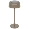 LAMPE SOLAIRE BOLTY RECHARGEABLE USBC CAFE H.30CM