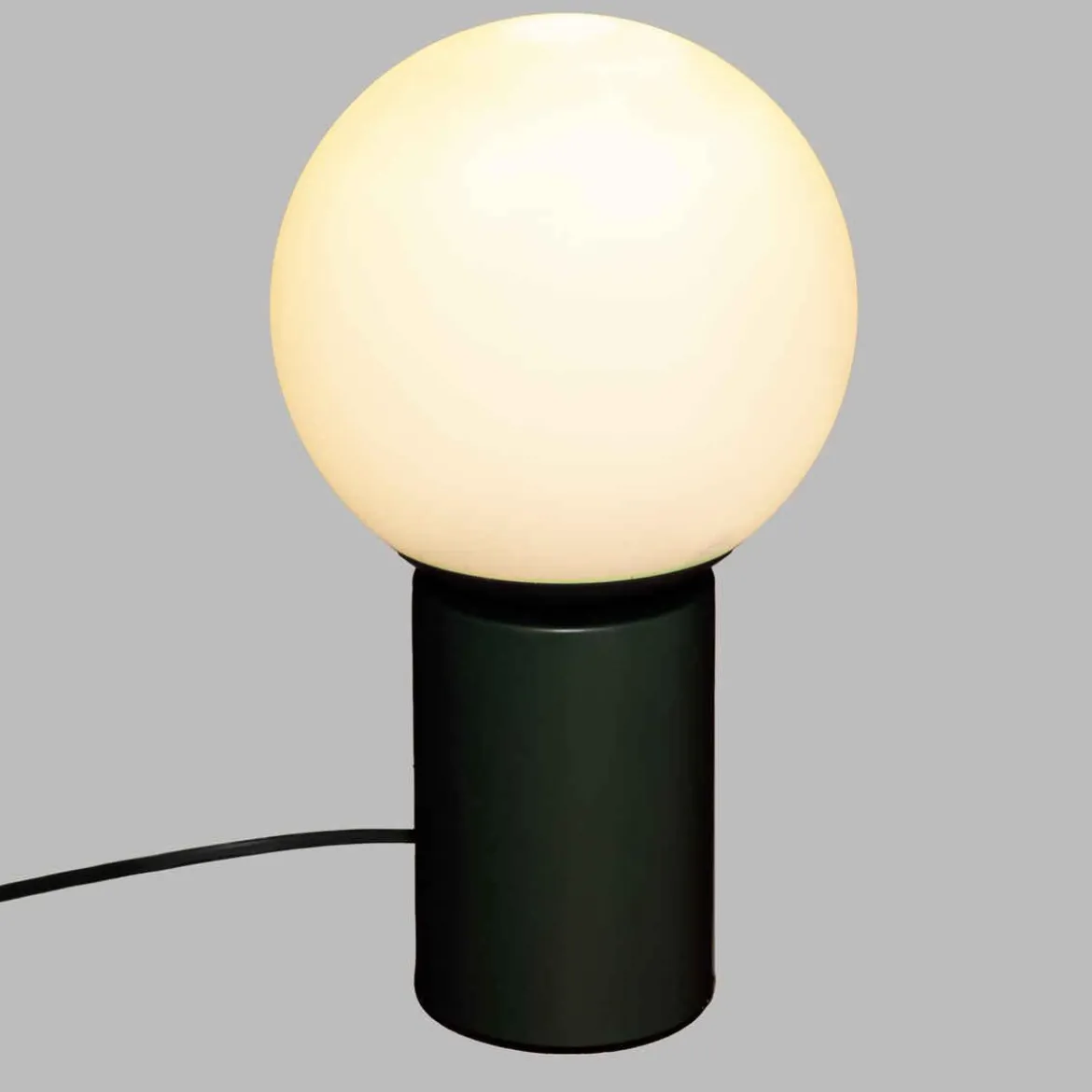 LAMPE TOUCH BOULE LOU CEDRE H.26CM
