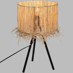 LAMPE TREPIED HACIENDA NATUREL H.49CM