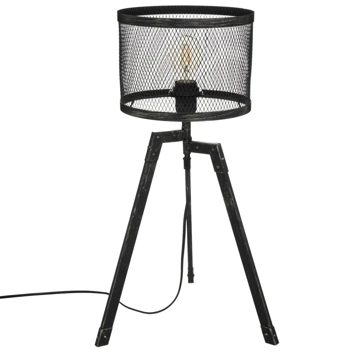 LAMPE TREPIED NOAH NOIR H.56CM