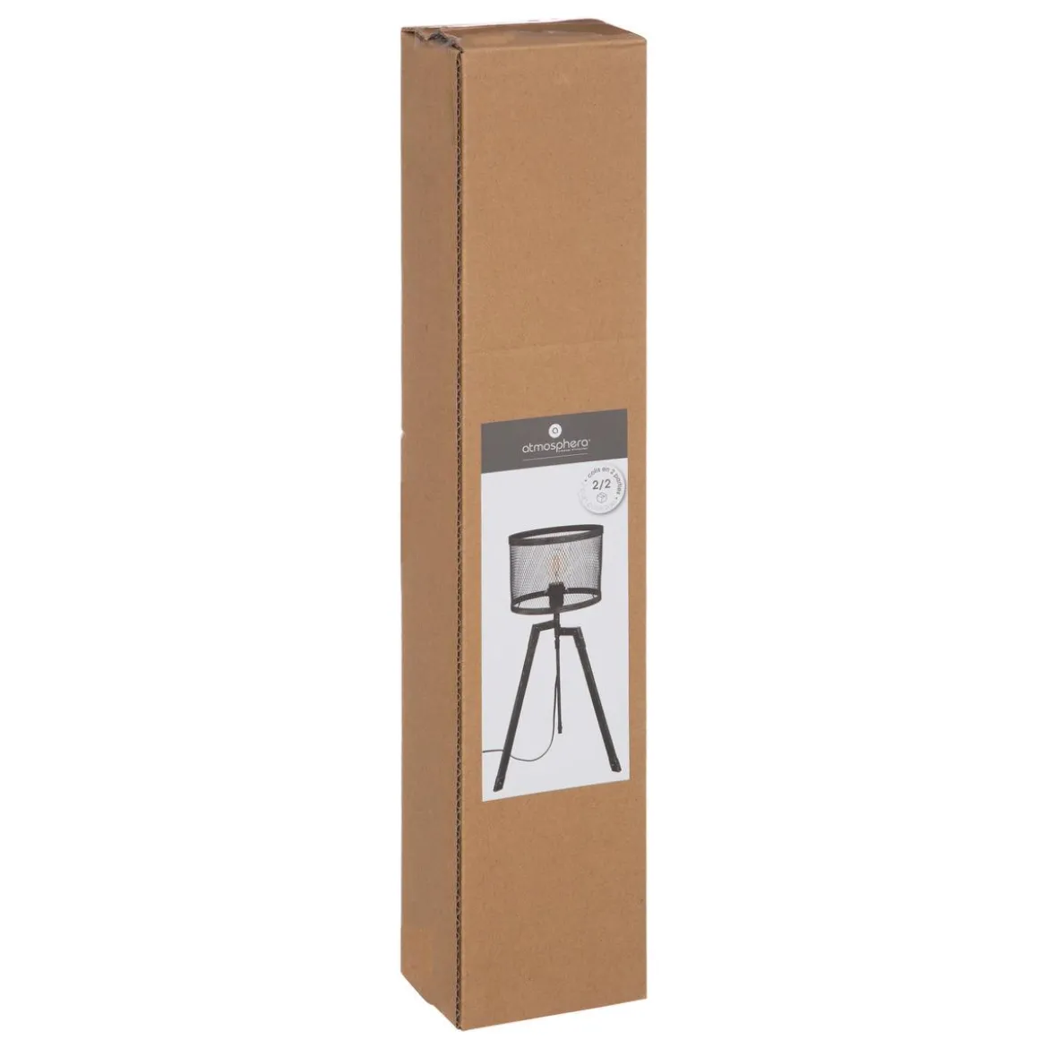 LAMPE TREPIED NOAH NOIR H.56CM