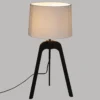 LAMPE TREPIED ORIGINES BLANC H.58.5CM