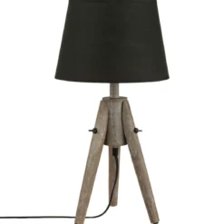 LAMPE TREPIED PIN MIRY NOIR H.48CM