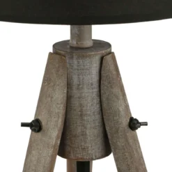 LAMPE TREPIED PIN MIRY NOIR H.48CM