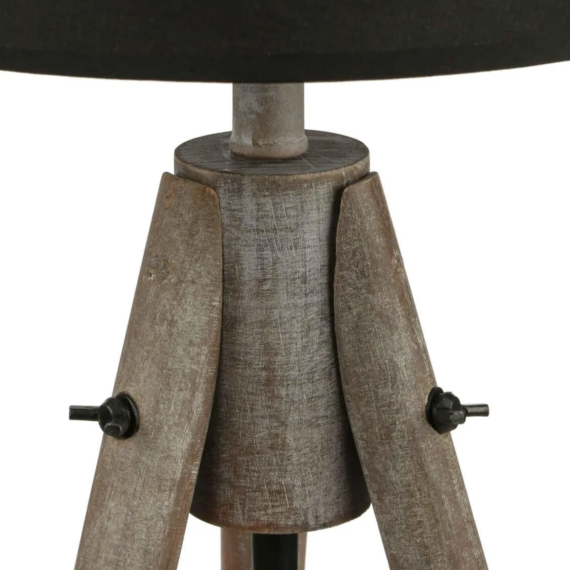 LAMPE TREPIED PIN MIRY NOIR H.48CM