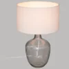 LAMPE VERRE TRANSPARENT GAZCOT H.43.5CM