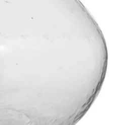 LAMPE VERRE TRANSPARENT MELLY IVOIRE H.60CM