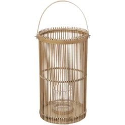 LANTERNE BAMBOU D.21X36CM
