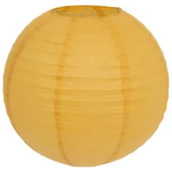 LANTERNE BOULE OYA OCRE D.35CM
