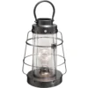 LANTERNE METAL LED H.30CM