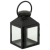 LANTERNE METAL WINY NOIR H.17CM